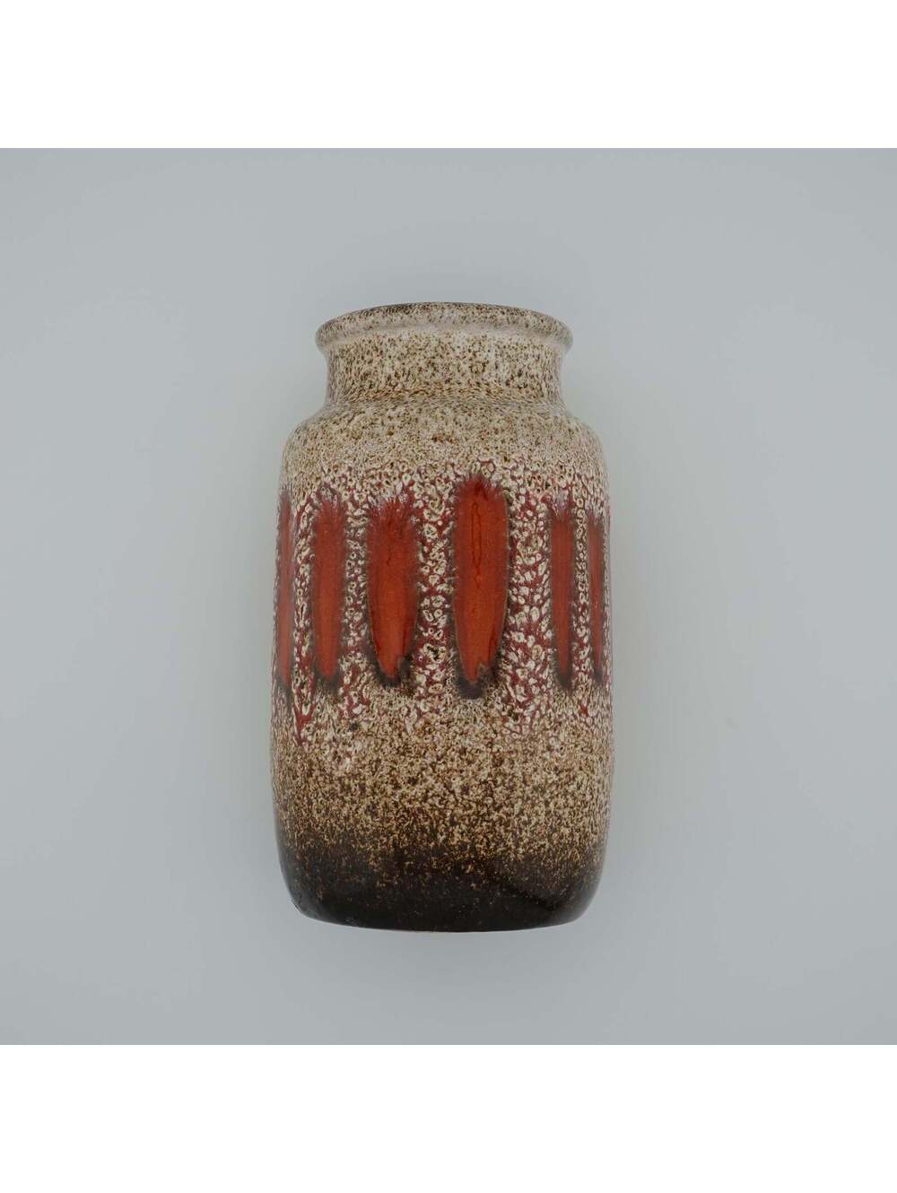 Vintage West German Pottery Vase 231-15 Mid Century Modern Fat Lava Ceramic